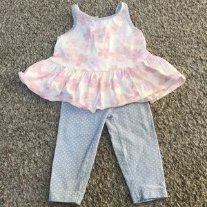 Baby girl pants set